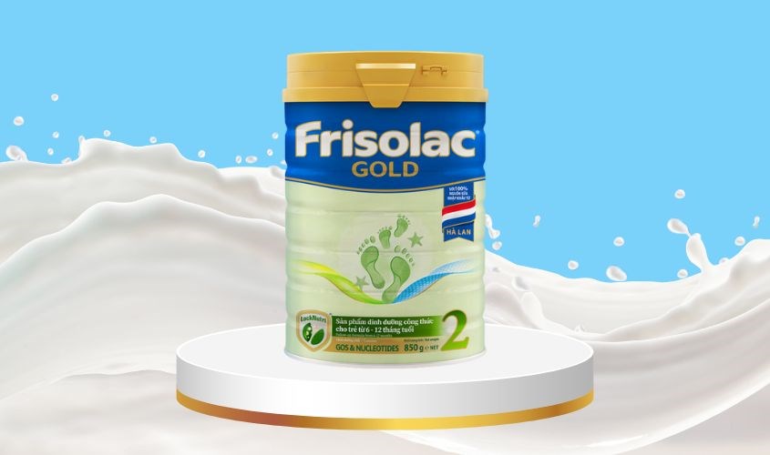 Sữa bột Friso Gold số 2 hương vani 850g giúp bổ sung chất xơ cho bé