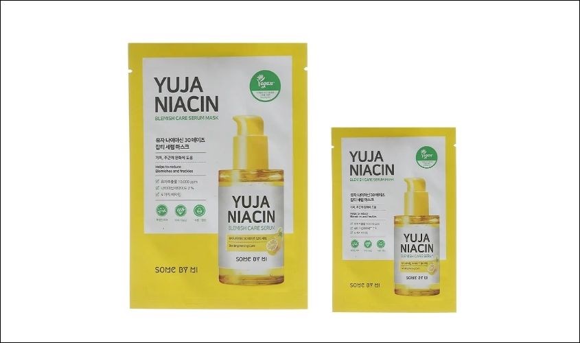 Mặt nạ giấy Quýt Yuja cấp ẩm và dưỡng sáng da Some By Mi Yuja Niacin 30 Days Blemish Care Serum 25g Mặt nạ giấy Quýt Yuja cấp ẩm và dưỡng sáng da Some By Mi Yuja Niacin 30 Days Blemish Care Serum 25g