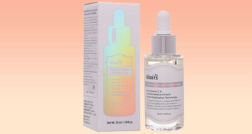 Tinh chất dưỡng trắng mờ thâm Vitamin C Klairs Freshly Juiced Vitamin Drop 35 ml Tinh chất dưỡng trắng mờ thâm Vitamin C Klairs Freshly Juiced Vitamin Drop 35 ml