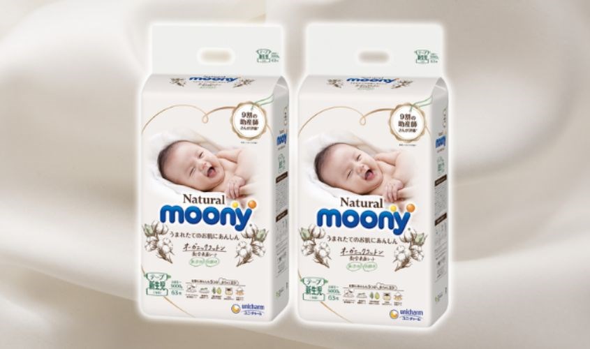 Ưu nhược điểm của bỉm Moony Natural Tã dán Moony Natural size NB 63 miếng (Dưới 5 kg)