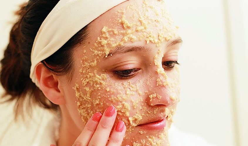 Mặt nạ yến mạch Mặt nạ yến mạch