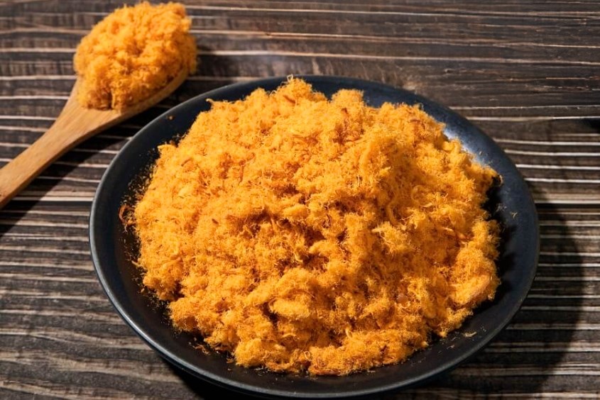 Ruốc tôm là món ăn dặm từ tôm cho bé dễ làm 