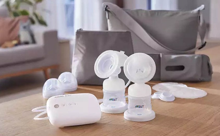 Máy hút sữa điện đôi Philips Avent Eureka Plus SCF394.11 Máy hút sữa điện đôi Philips Avent Eureka Plus SCF394.11