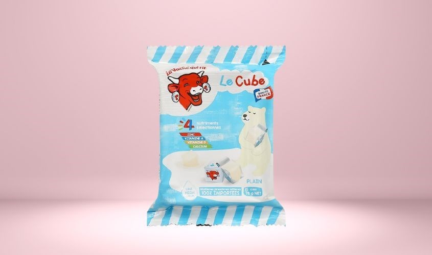 Phô mai Con Bò Cười Le Cube vị sữa gói 15 viên 78g (từ 6 tháng)