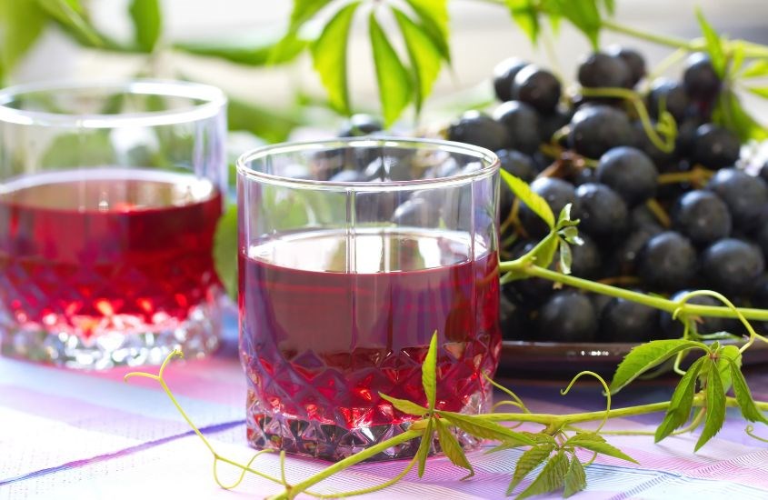 Nước ép nho giúp cung cấp năng lượng dồi dào cho cơ thể