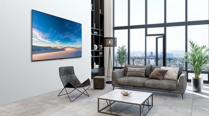 Smart Tivi QNED LG 4K 75 inch 75QNED91TPA có độ phân giải 4K, mang đến hình ảnh sắc nét