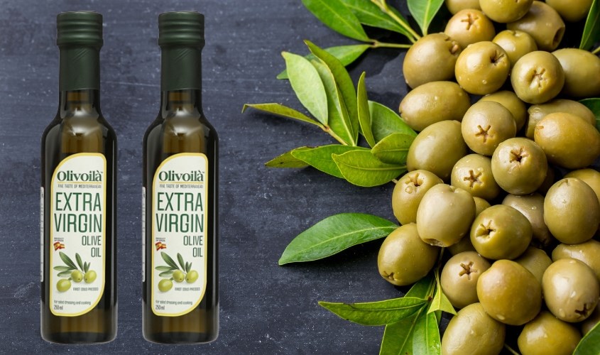 Dầu oliu Olivoilà Extra Virgin ăn dặm cho bé chai 250 ml (từ 6 tháng)