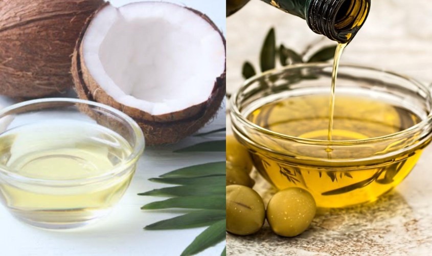 Dầu dừa và dầu oliu đều có khả năng làm trắng răng hiệu quả