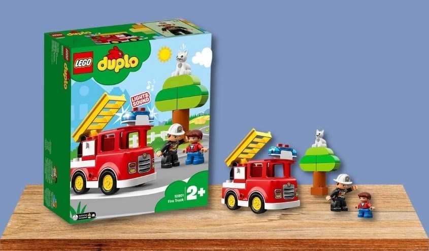 Đồ chơi xe cứu hỏa của bé lego Duplo 10901 (21 chi tiết)
