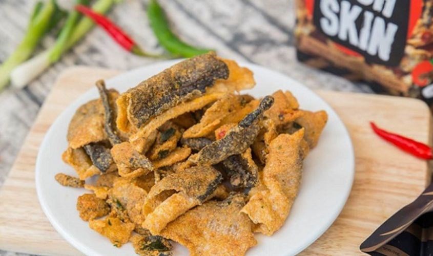Da cá trứng muối bao nhêu calo