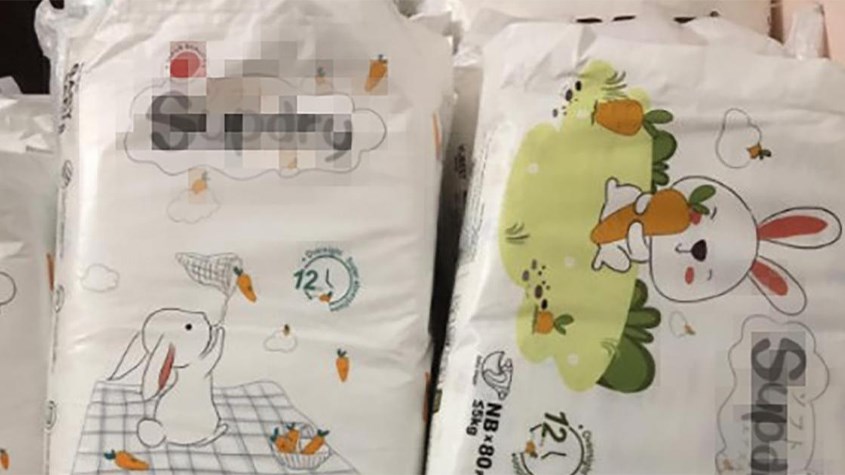 Sử dụng tã, bỉm kém chất lượng