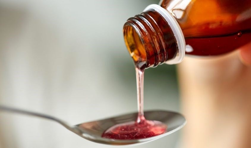 Siro có hương dâu dễ uống