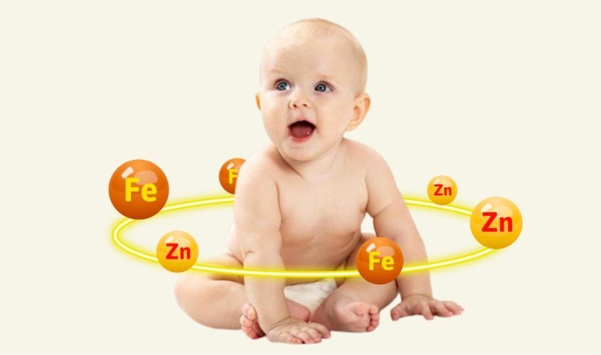 Mẹ nên cho trẻ uống sắt, kẽm sau khi ăn 30 phút