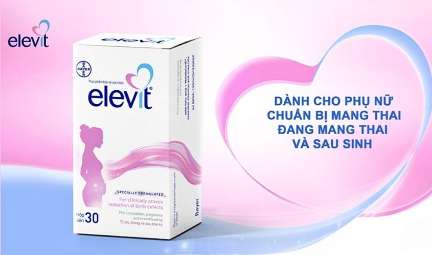 Viên uống Elevit bổ sung vitamin và khoáng chất 30 viên