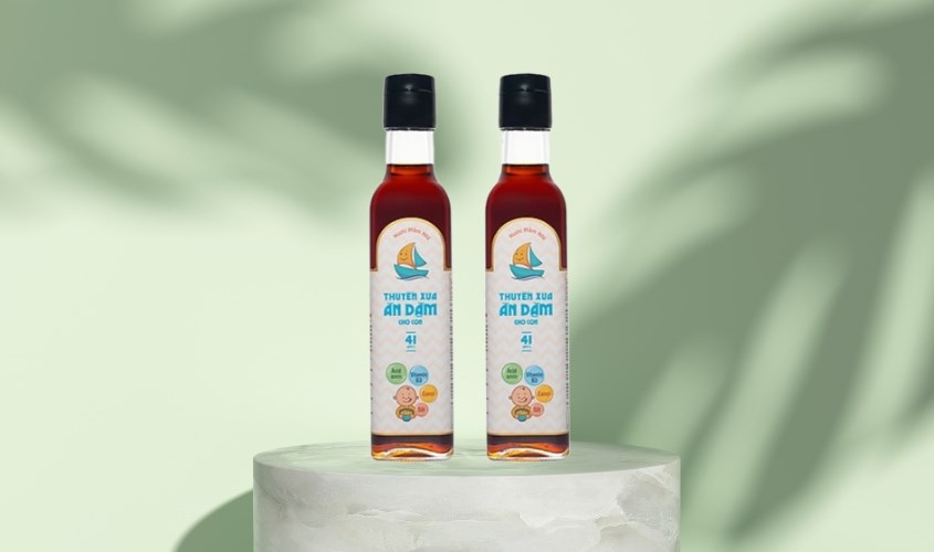 Nước mắm Thuyền Xưa ăn dặm cho bé 41°N chai 250 ml (từ 1 tuổi)
