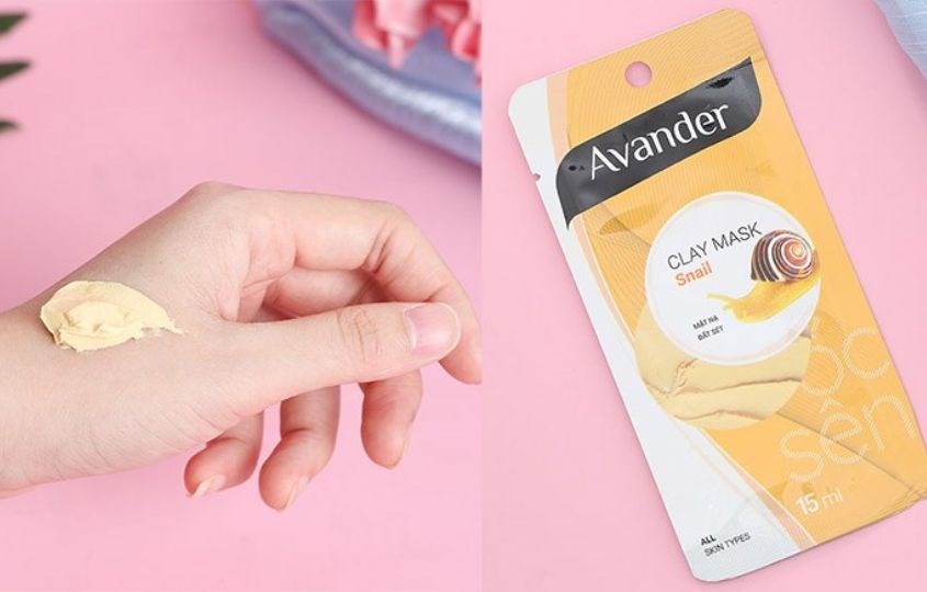 Mặt nạ đất sét Ốc Sên dưỡng sáng, tái tạo da Avander 15 ml Mặt nạ đất sét Ốc Sên dưỡng sáng, tái tạo da Avander 15 ml