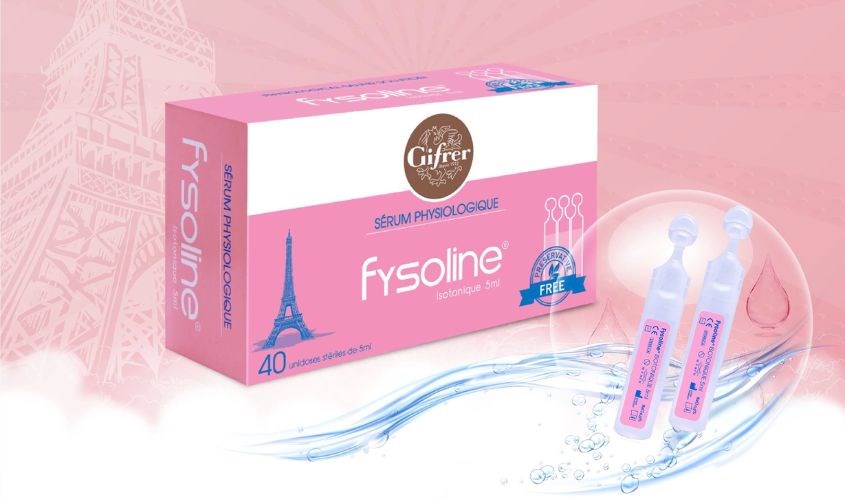 Nước muối sinh lý Fysoline 5ml hộp 40 ống Nước muối sinh lý Fysoline 5ml hộp 40 ống