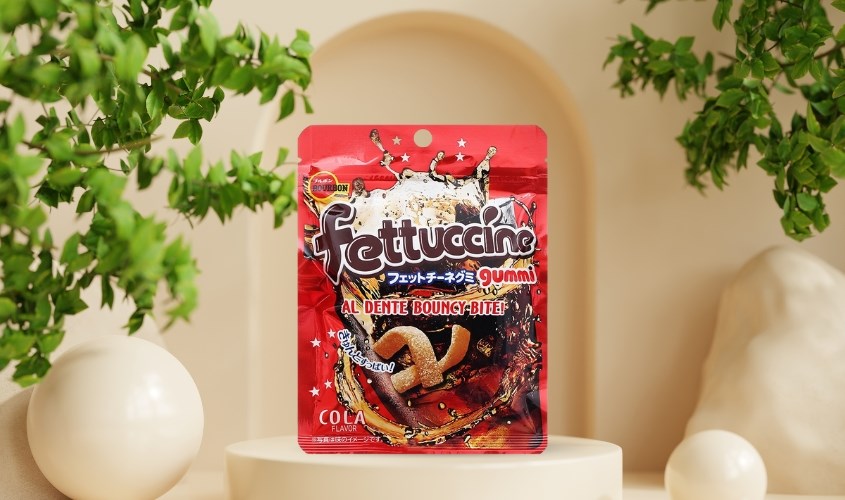 Kẹo dẻo Bourbon hương cola gói 50g (từ 3 tuổi)