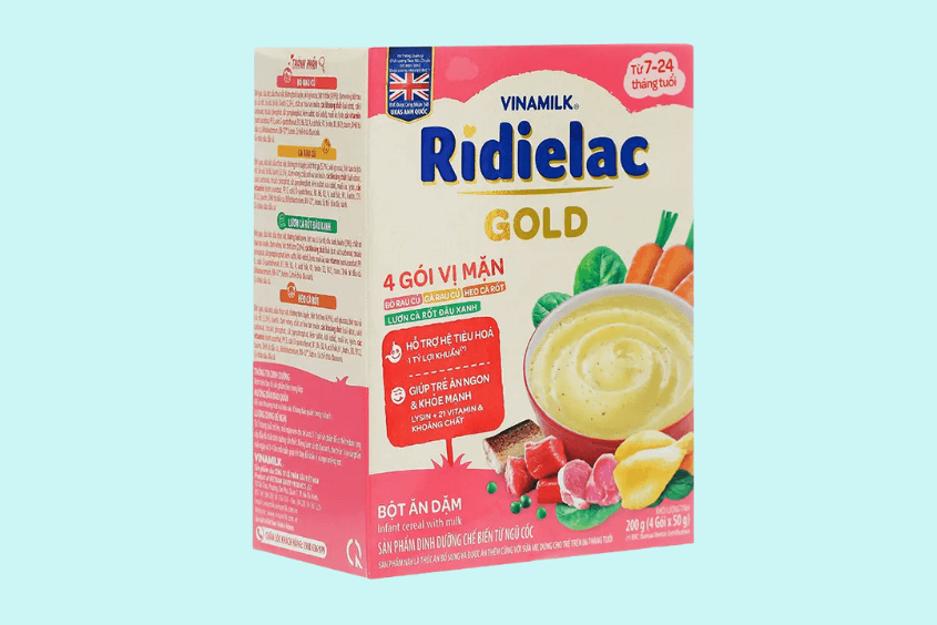 Dùng bột ăn dặm hạn chế rối loạn tiêu hóa ở trẻ em