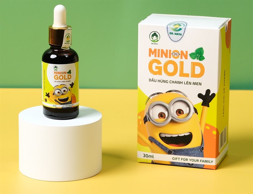 Dầu húng chanh lên men Dr.Maya Minion Gold tăng sức đề kháng 30 ml (từ 0 tháng) Dầu húng chanh lên men Dr.Maya Minion Gold tăng sức đề kháng 30 ml (từ 0 tháng)