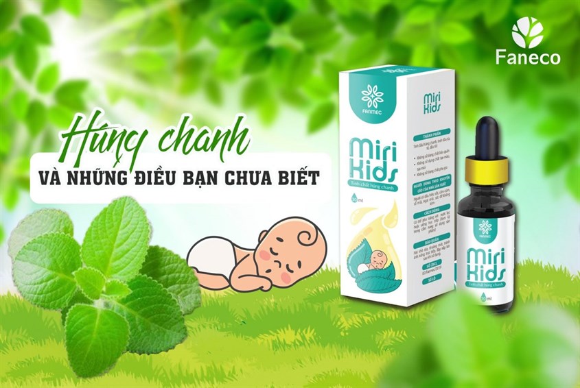 Tinh dầu húng chanh Miri Kids