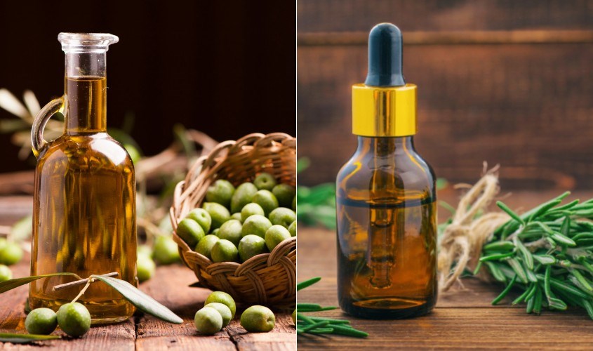Dầu oliu và dầu hương thảo