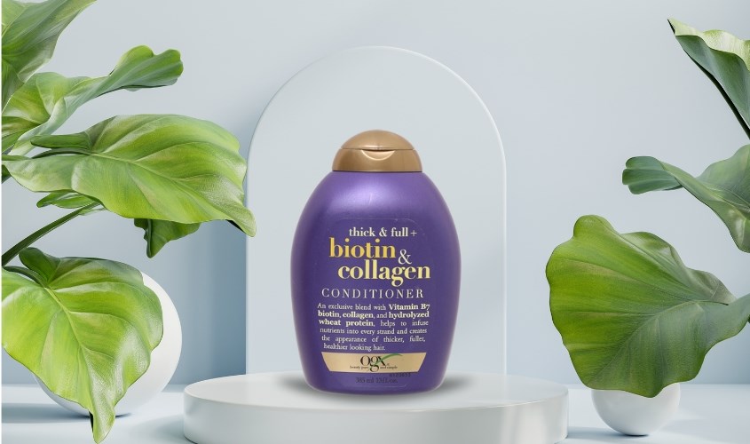 Dầu xả OGX Thick Full Biotin Collagen 385 ml