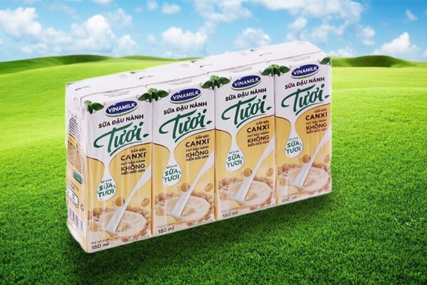 Lốc 4 hộp sữa đậu nành tươi Vinamilk 180 ml Khắc phụ tình trạng có bầu bị đau khớp háng