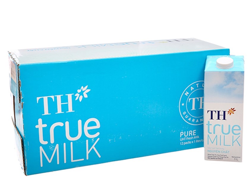 Sữa tươi TH true MILK không đường 1 lít