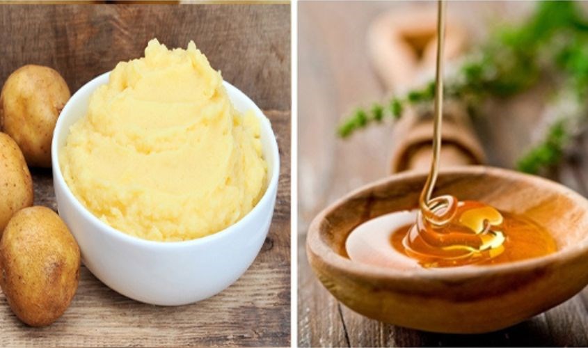 Mặt nạ khoai tây mật ong Mặt nạ khoai tây mật ong