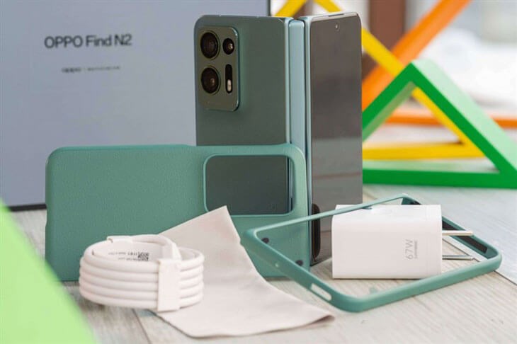 OPPO Find N2 được trang bị viên pin 4520mAh hỗ trợ sạc nhanh 67W