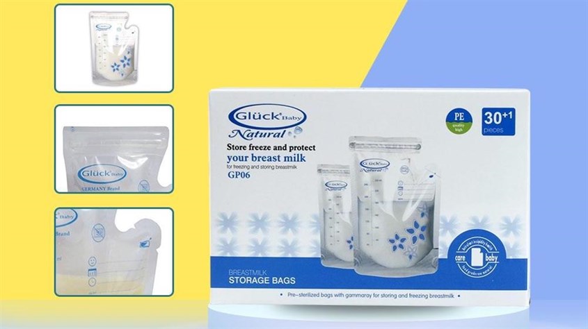 30 túi trữ sữa Gluck Baby GP06 250 ml 30 túi trữ sữa Gluck Baby GP06 250 ml
