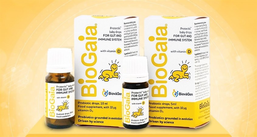 Siro BioGaia Protectics Baby Drops hỗ trợ cải thiện hệ vi sinh đường ruột 5 ml (từ 0 tháng) Siro BioGaia Protectics Baby Drops hỗ trợ cải thiện hệ vi sinh đường ruột 5 ml (từ 0 tháng)
