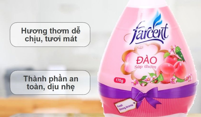 Sáp thơm Farcent có mùi hương dịu nhẹ Sáp thơm Farcent có mùi hương dịu nhẹ