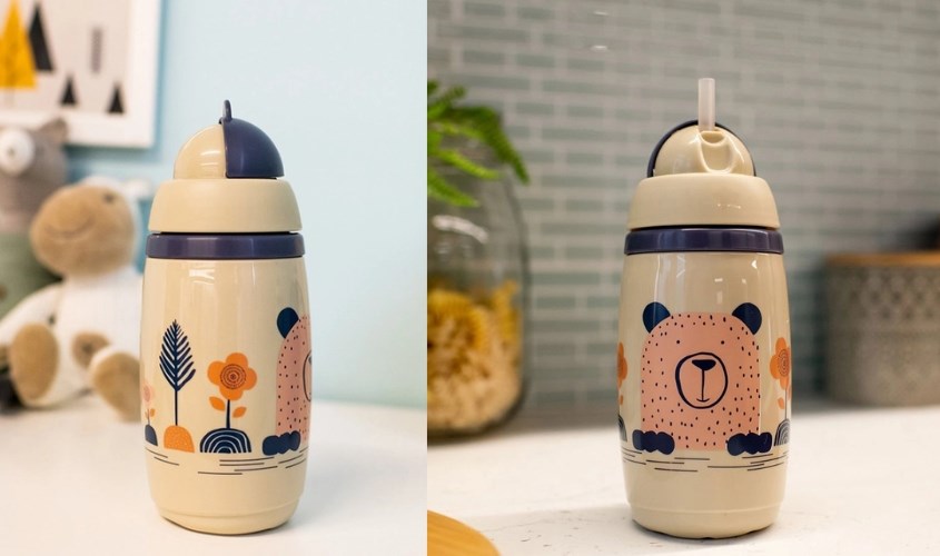 Bình đựng nước Tommee Tippee SuperStar 447824 266 ml - Màu xám