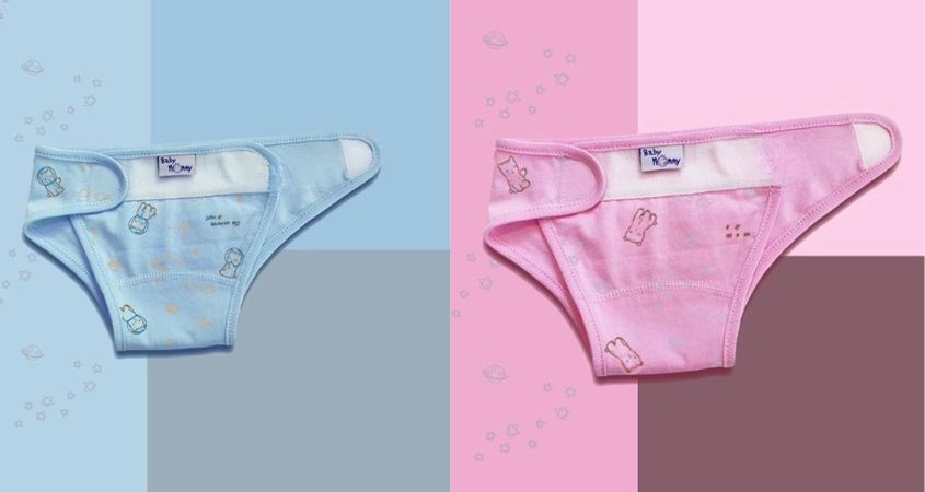 Set tã vải màu in họa tiết BabyMommy size XS (Dưới 5 kg)