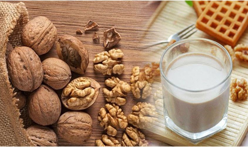 Không nên lạm dụng sữa óc chó Không nên lạm dụng sữa óc chó