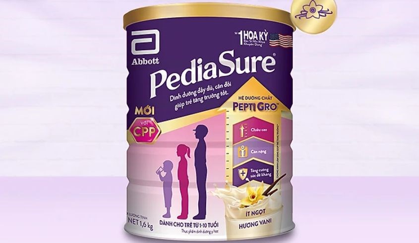 Sữa bột Abbott PediaSure BA hương vani 1.6 kg (1 - 10 tuổi) Sữa bột Abbott PediaSure BA hương vani 1.6 kg (1 - 10 tuổi)