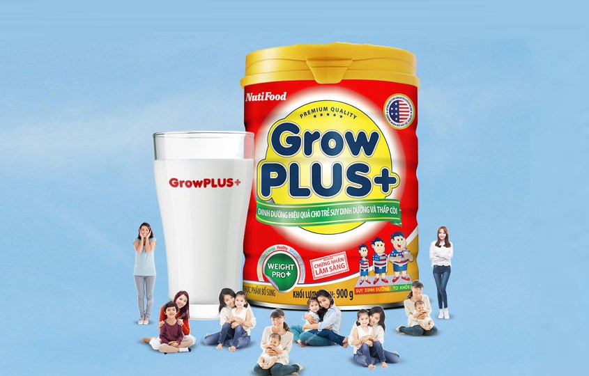 Sữa bột Nutifood GrowPLUS+ 1.5 kg (từ 1 tuổi) Sữa bột Nutifood GrowPLUS+ 1.5 kg (từ 1 tuổi)