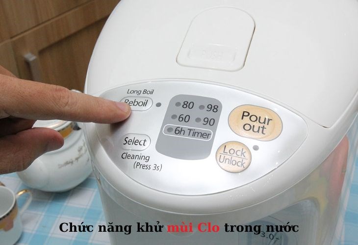 Chức năng khử mùi Clo trong nước là một trong những chức năng hữu ích