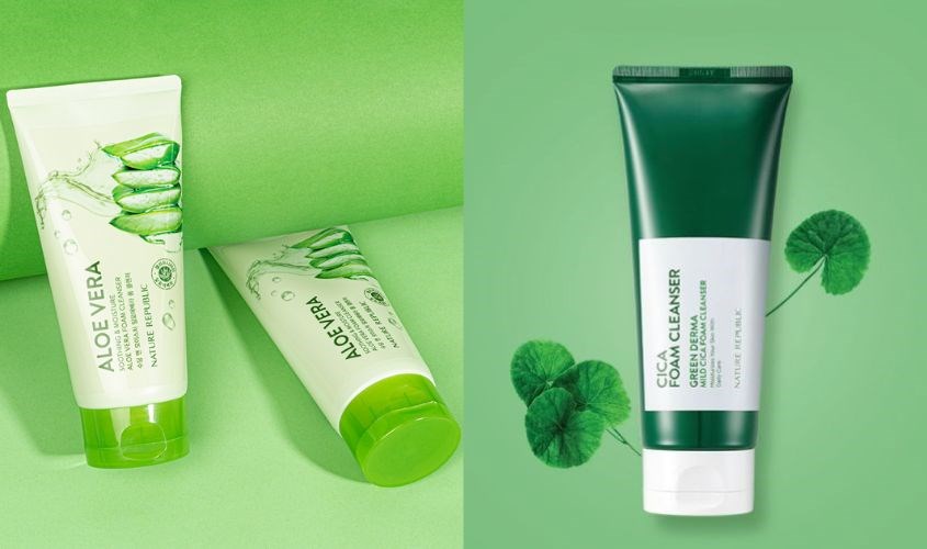 Sữa rửa mặt Nature Republic không những làm sạch bụi bẩn, bã nhờn hiệu quả