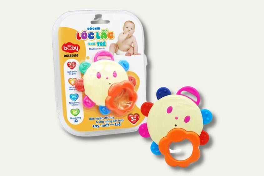 Đồ chơi lúc lắc chuông mặt trời Duka DK580005 cho trẻ sơ sinh