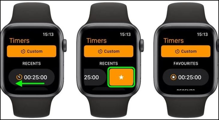 WatchOS 8 được hỗ trợ tính năng bấm ngược thời gian nhiều lần