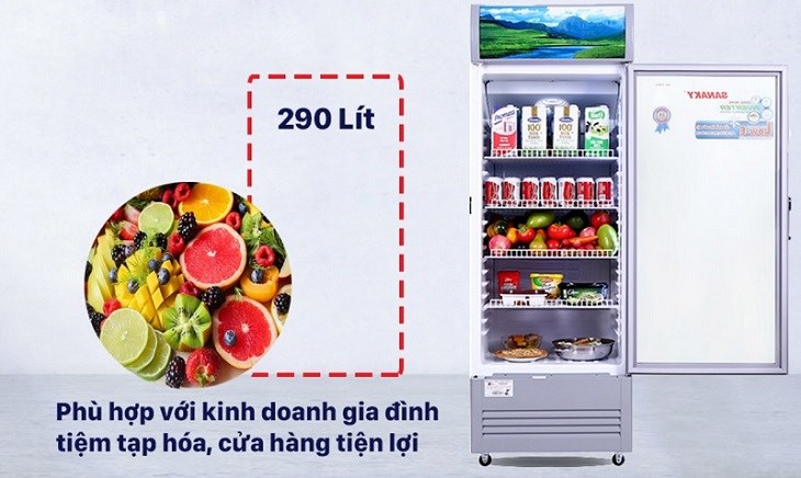 Nên mua tủ mát 1 cánh hay 2 cánh là phù hợp nhất?