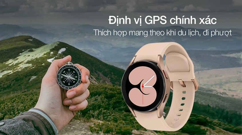 Công nghệ định vị GPS cũng được tích hợp trên Samsung Watch 4