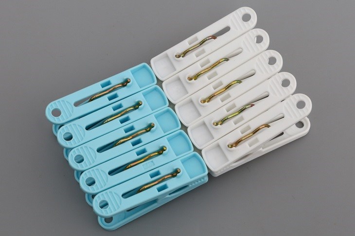 Vỉ 10 kẹp quần áo nhựa JCJ KN001-10 