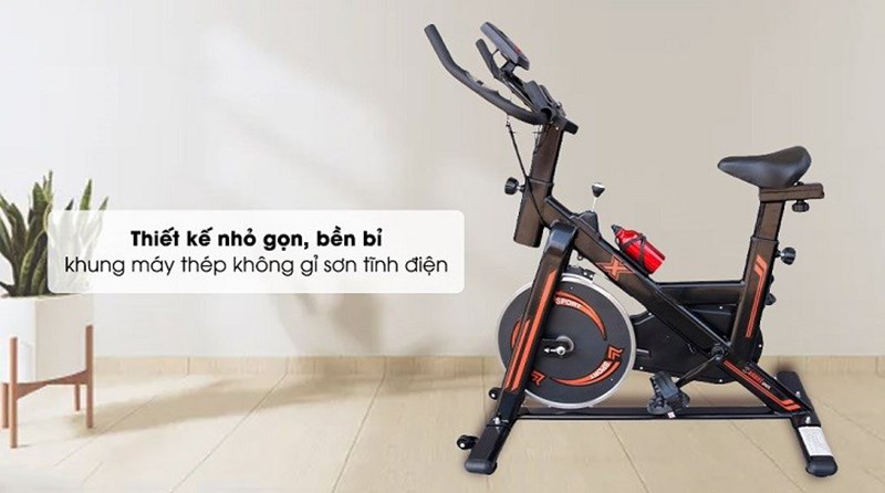 Xe Đạp Tập Thể Dục Airbike Sport MK-291 sở hữu thiết kế gọn gàng, chắc chắn với khung máy làm bằng thép không gỉ sơn tĩnh điện