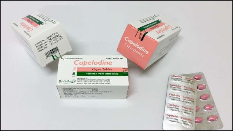 Thuốc ung thư Capecitabine 150mg hỗ trợ điều trị ung thư