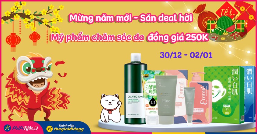 Mỹ phẩm đồng giá 250K