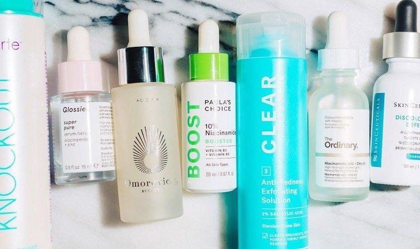 Niacinamide được sử dụng phổ biến trong mỹ phẩm chăm sóc da hiện nay